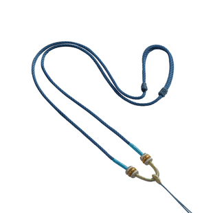 新中式平安锁编绳项链绳女半成品diy新款复古民族风黄金锁骨链绳