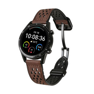 适用华为watch gt6手表带男款专用watchgt5智能手表链watch4新款运动3pro磁吸腕表带真皮2高端精致高级感女款
