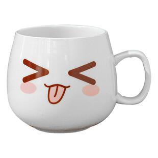 陶瓷杯子马克杯带盖勺创意情侣早餐杯牛奶杯家用咖啡杯女水杯