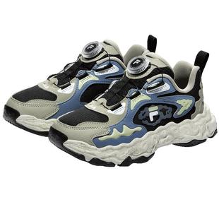 FILA KIDS斐乐童鞋儿童复古跑鞋2026春季新款男女大童旋钮运动鞋