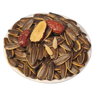 义海红枣味瓜子炒货零食焦糖味葵花籽500g大颗粒水煮五香葵花瓜子
