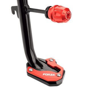 适用本田佛沙FORZA300改装侧脚撑垫 NSS350边撑加大座配件18-23年