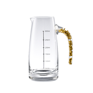 金山白酒杯分酒器套装家用高档轻奢金箔一口杯小号子弹杯烈酒杯子