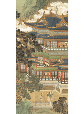 新中式柜门翻新贴纸自粘油画布