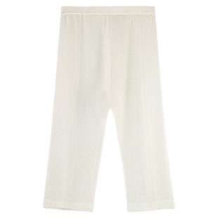 ArborTree 100%桑蚕丝婴童春秋季针织长裤 轻薄透气 柔软亲肤