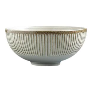 粗陶碗个性碗碟家用手工民宿风斗笠碗日式复古怀旧创意土陶餐具