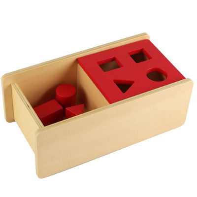 蒙氏教具几何图形盒子早教