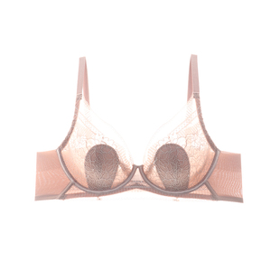 梧桐本色大胸显小内衣女超薄性感软钢圈舒适上托美背无痕文胸内衣