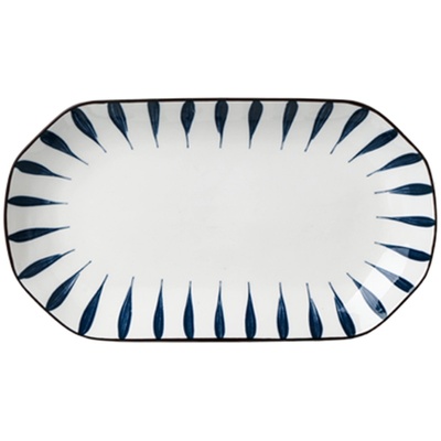 家用新款2只鱼盘子日式创意陶瓷