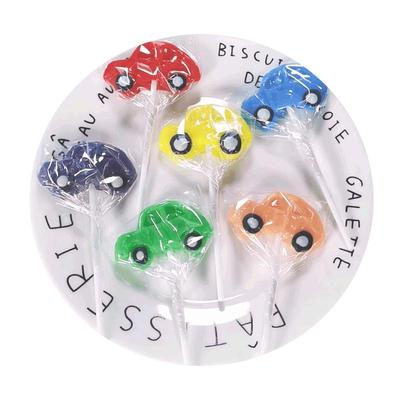 水果味硬糖儿童小汽车棒棒糖