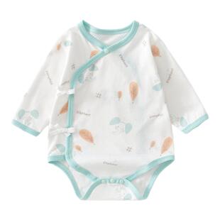 新生儿婴儿衣服夏季包屁衣男孩59码长袖宝宝夏装女哈衣纯棉a类6夏