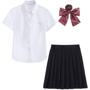 日系jk制服学院风班服夏韩版初中学生水手服运动会校服套装高中生