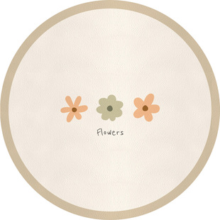 圆桌布免洗防水防油防烫桌面垫轻奢皮革餐桌垫家用餐桌布方桌台布