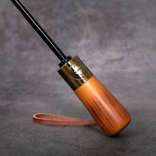 113CM加大伞面复古木柄十骨加固防风全自动折叠商务男士雨伞双人