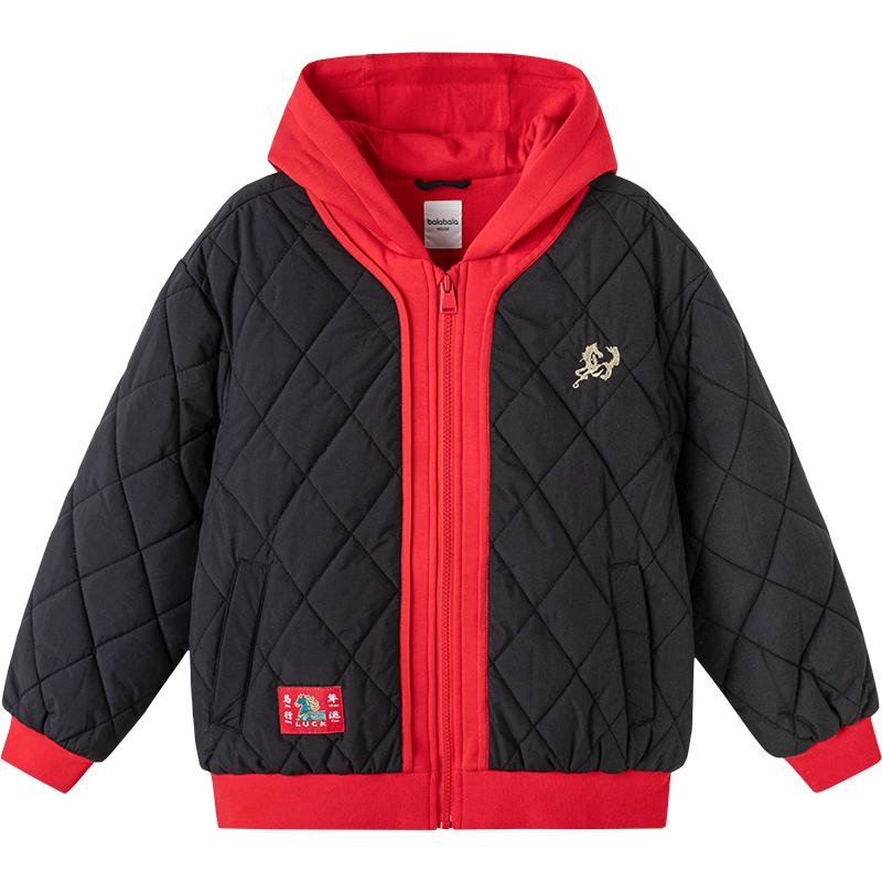 巴拉巴拉儿童棉服中大童棉衣外套