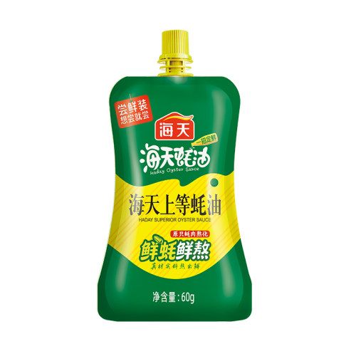 海天上等蚝油60g厨房小袋装炒菜调料火锅油碟蘸料耗油生蚝酱油