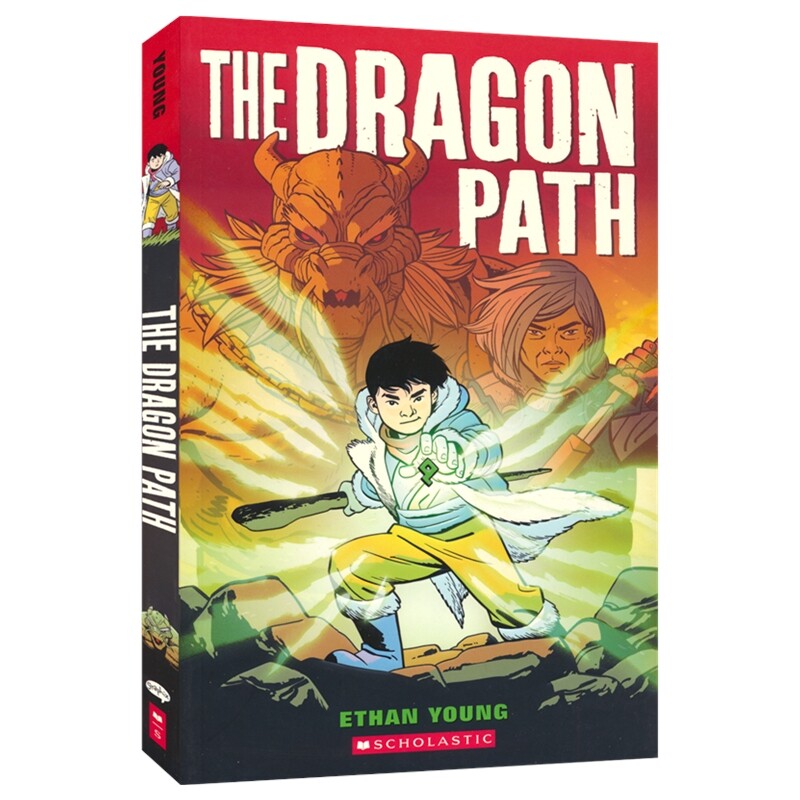 Scholastic The Dragon Path 龙之路 全彩漫画书 学乐图像小说 奇幻冒险 理解和解家族传承 儿童课外阅读故事书 英文原版进口图书