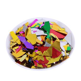 手撒亮片撒花礼宾花碎片闪粉开业活动庆典婚庆用礼花金粉彩色