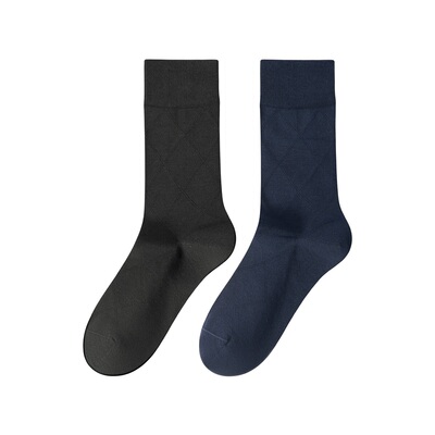 商务袜子男士莫代尔西装中筒袜