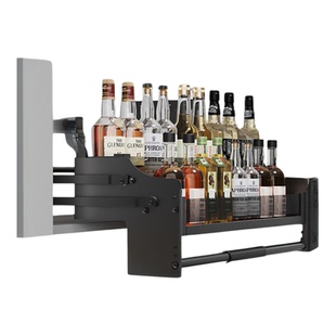 厨房吊柜升降拉篮下拉式单层橱柜上下缓冲伸缩拉蓝升降调味料拉篮