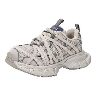 星期六厚底增高老爹鞋女款百搭防滑休闲运动鞋女秋冬新款时尚鞋子