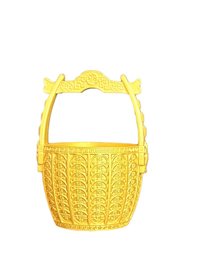 扁担元宝一桶金摆件发财工艺品