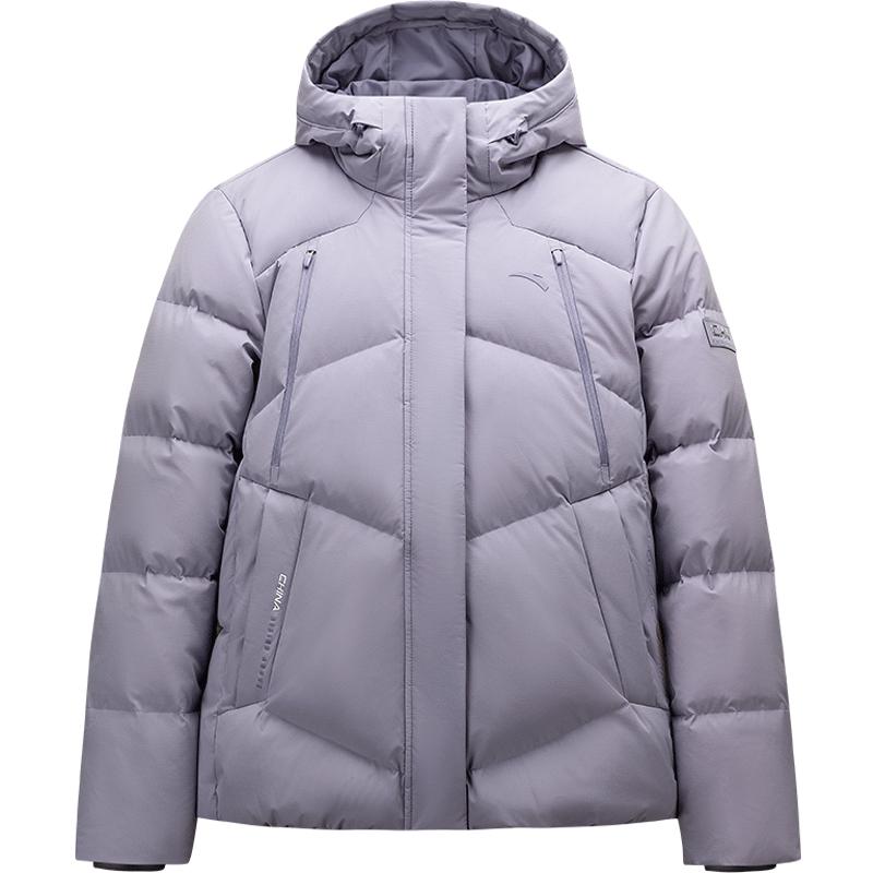 安踏冰甲羽绒服防泼水保暖棉服