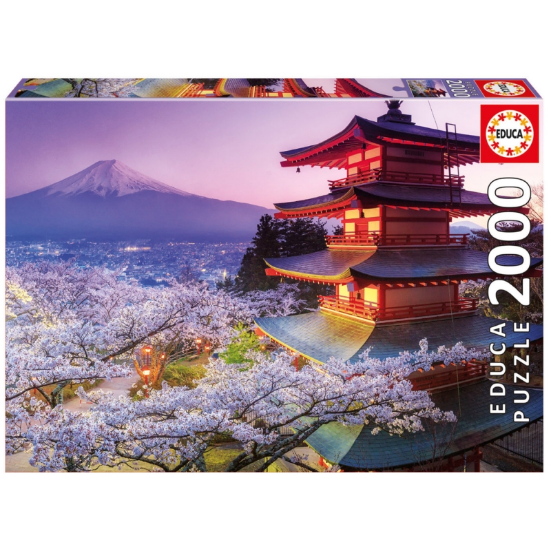 educa西班牙日本富士山玩具拼图