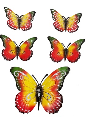 卡通金属工艺户外庭院蝴蝶装饰