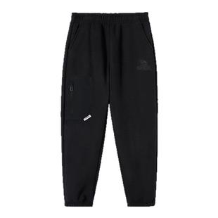 骆驼童装运动裤加绒2025新款秋冬款保暖中大童抓绒卫裤男童长裤