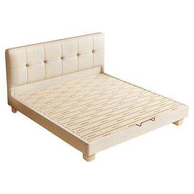 热销⭕100%纯实木-静音床-可定制