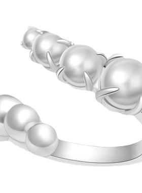 开口PoeticTwinkle925纯银珍珠