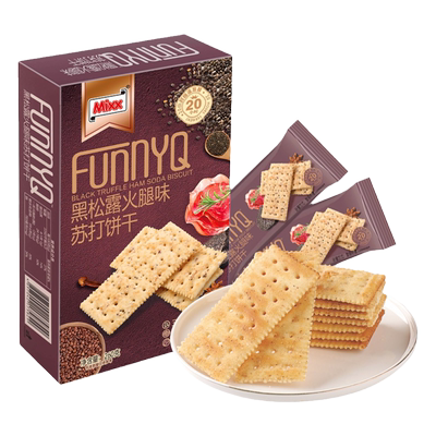 Mixx黑松露火腿苏打饼干解馋零食