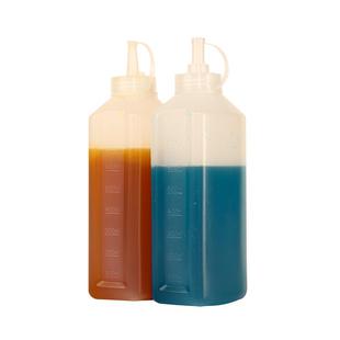 塑料挤酱瓶大口径食品级果酱蚝油挤压瓶沙拉酱汁酱料瓶商用加厚