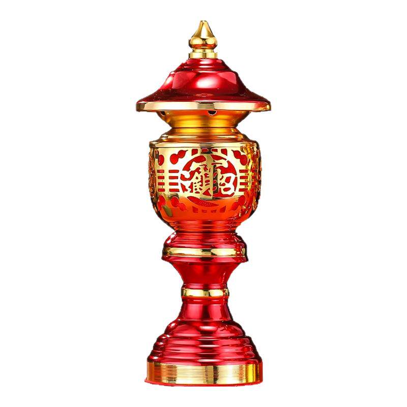 合金供灯莲花灯LED宫灯长明灯佛前供佛灯家用观音灯佛堂财神贡灯