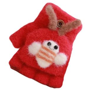 宝宝小手套冬天儿童半指小童保暖婴幼儿1一3岁男童女孩可爱婴儿薄