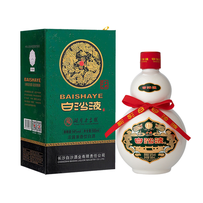 白沙液40年经典浓酱兼香型葫芦酒