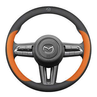 适用马自达3昂克赛拉cx50睿翼CX4阿特兹CX30星骋马自达6方向盘套