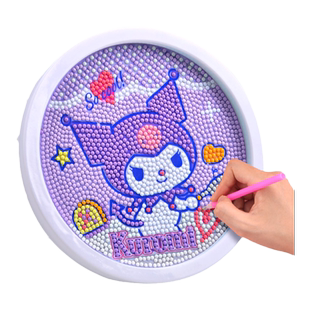 库洛米钻石画2026新款三丽鸥钻石贴画儿童手工diy材料粘贴砖石画
