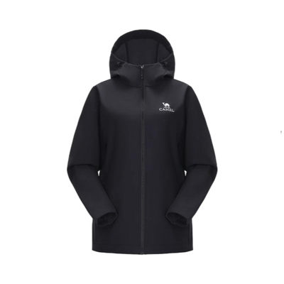 骆驼女装软壳衣防泼水外套