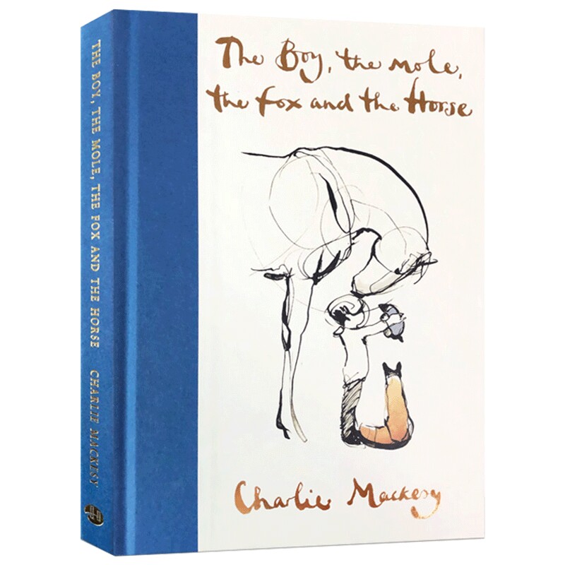 男孩 鼹鼠 狐狸和马 英文原版 精装 The Boy the Mole the Fox and the Horse 儿童文学艺术启蒙绘本 进口英语阅读图画书精装