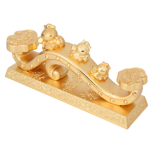 现货正品李居明2026马年吉祥物九运如意招财猫摆件东北招财装饰