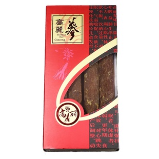 高丽参礼盒装6年根整支大别直参礼盒整只原皮参送礼高丽人参红参