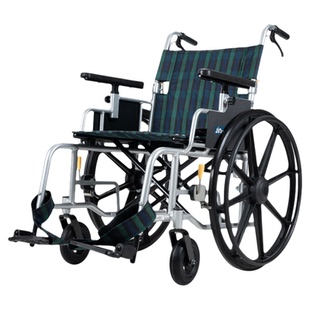 中进智行客铝合金轮椅承重300斤轻便可折叠便携加宽加大肥胖