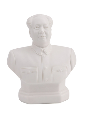 德化白瓷毛泽东半身像摆件