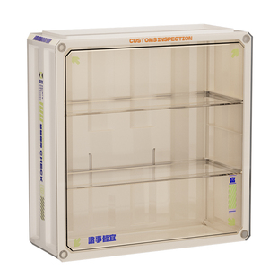 盲盒收纳展示架壁挂式玩具公仔收纳盒防尘陈列墙上手办收纳展示柜