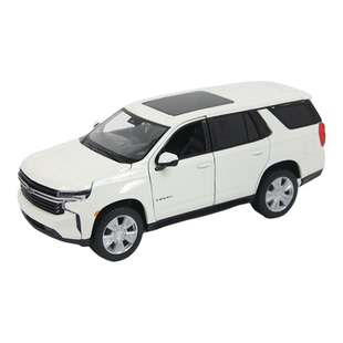 1:26仿真雪佛兰Tahoe 2021款合金汽车模型摆件静态玩具车送男朋友