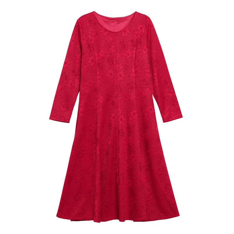 结婚长辈衣服红色礼服喜庆春秋