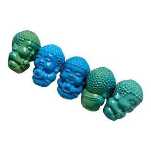 天然无优化高瓷蓝绿松石宝宝佛无相佛吊坠挂件配饰配珠diy钥匙扣