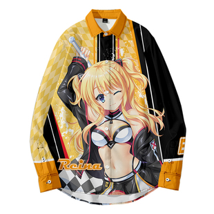 金辉恋曲四重奏 妃玲奈 长袖衬衫动漫二次元痛衣galgame周边外套